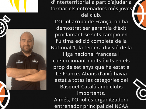 NOVETATS EN L’ÀREA ESPORTIVA