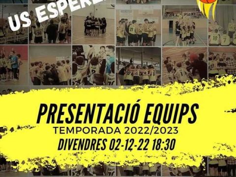 Presentacio equips temporada 2022-2023